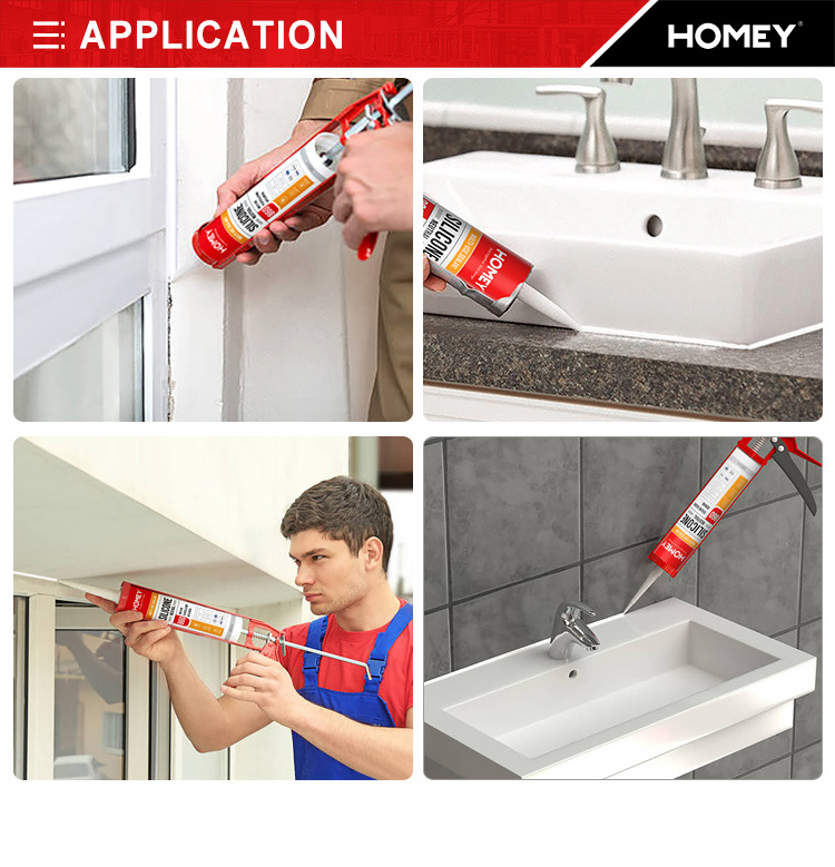 Homey aluminum door and window frame car headlight  silicone sealant based glue for pool