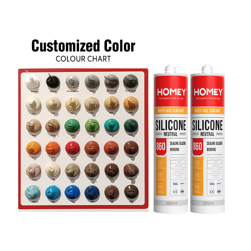 Homey aluminum door and window frame car headlight  silicone sealant based glue for pool