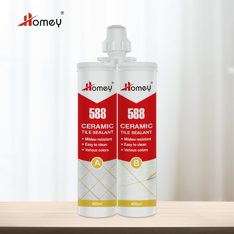 Homey double component colorful tile grout sealant glue for kitchen tiles ceramic seam