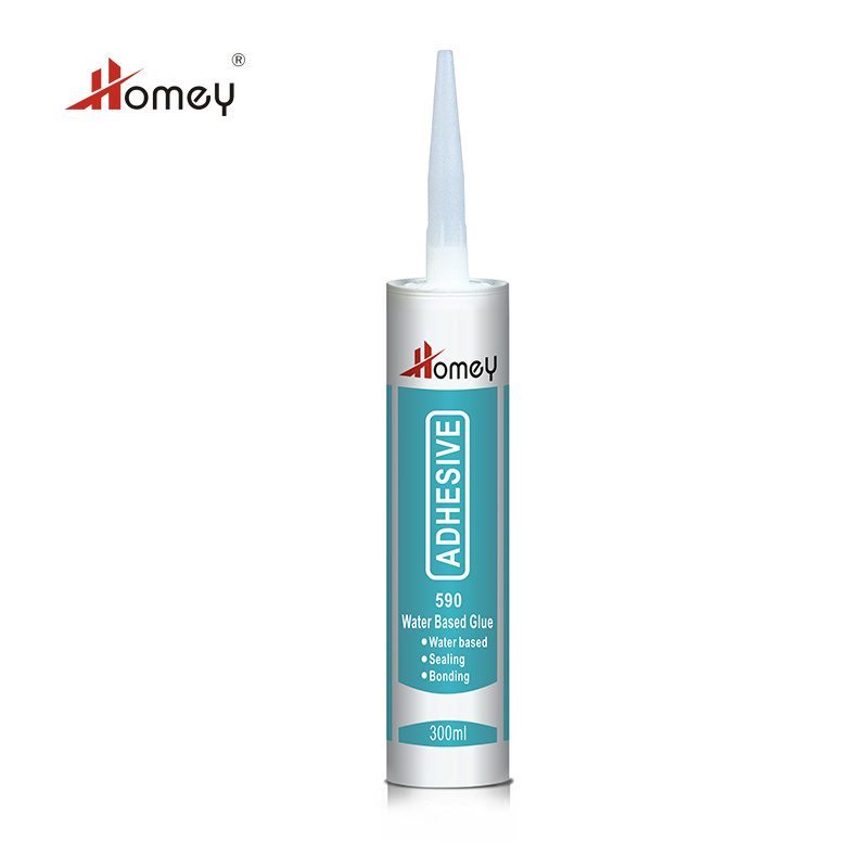 Homey 590 water based fireproofing acrylic wall mastic sealant silicon gap filler