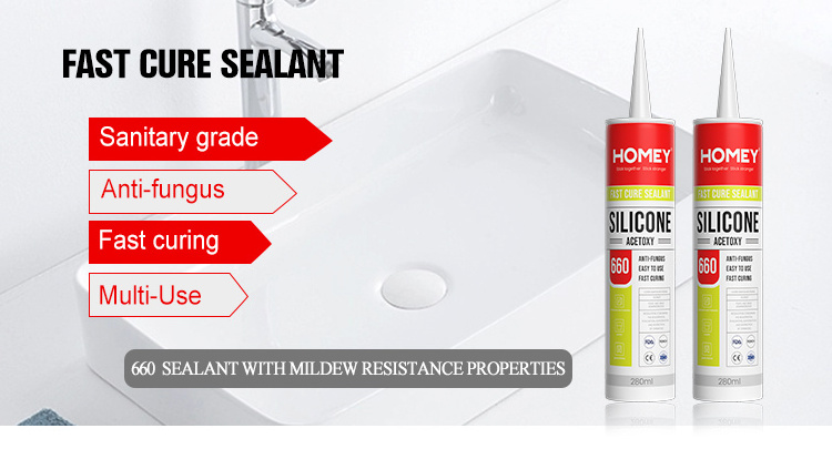 Homey e6000 food grade multibond silicone sealant adhesive