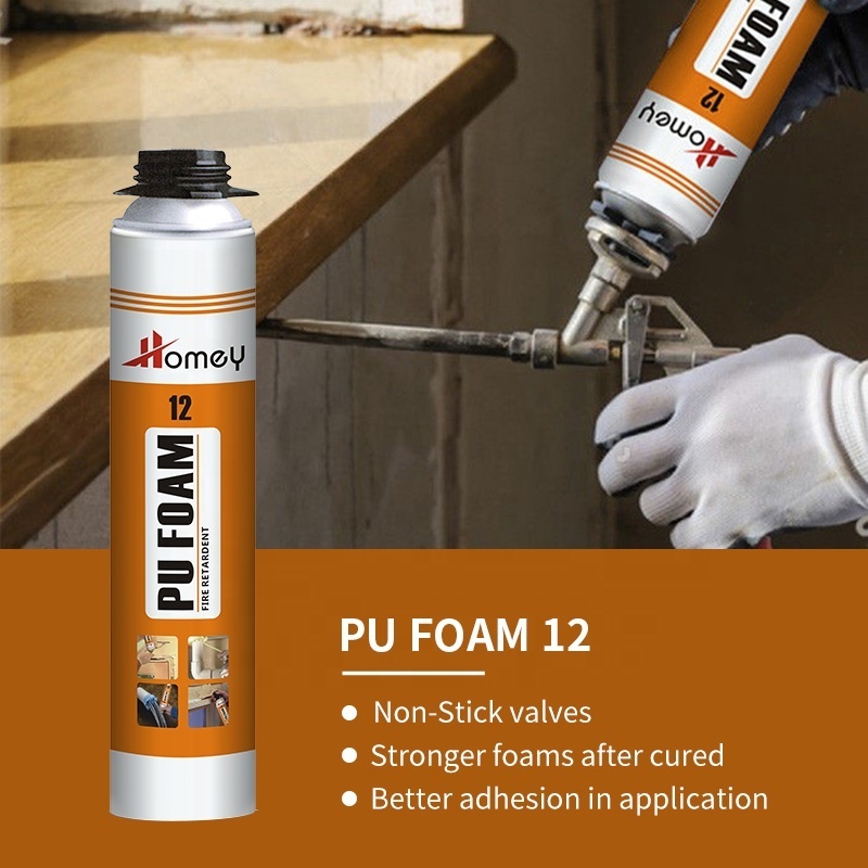 Bulk Fireproof Expand Liquid Price Spray Chemic Polyurethane  pu spray foam sealant fire retardant foam