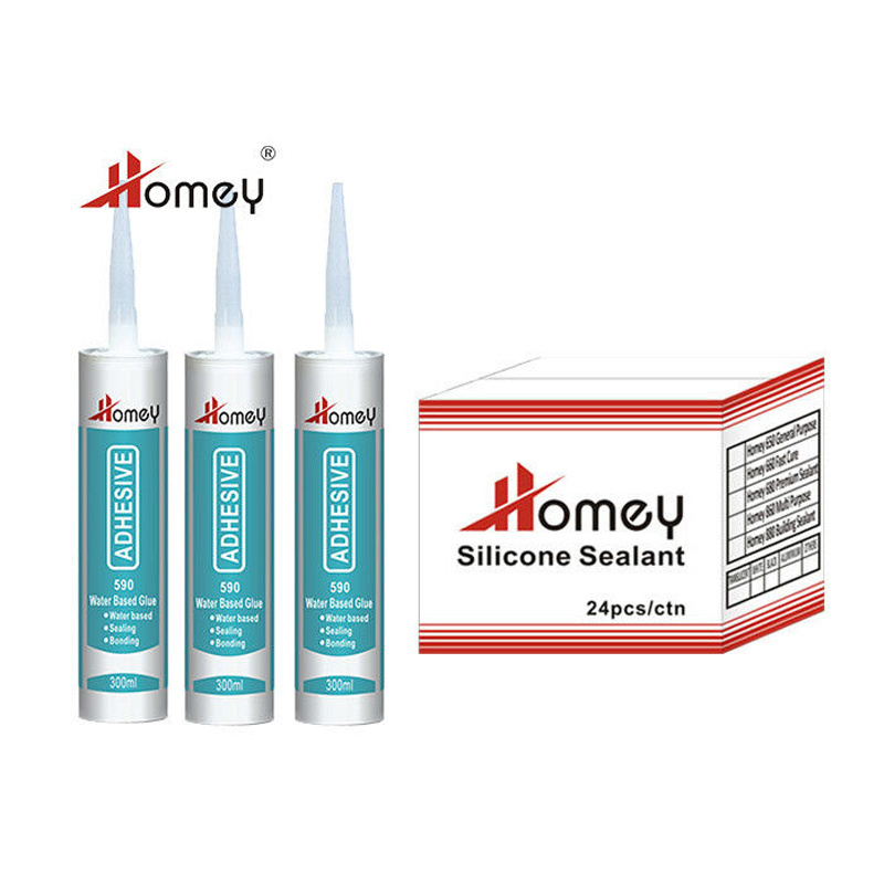 Homey 590 water based fireproofing acrylic wall mastic sealant silicon gap filler