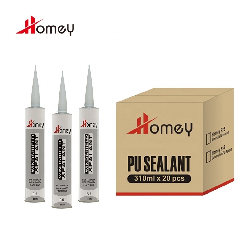 Homey best selling Auto Glass Windscreen Sealant Polyurethane Adhesive auto glass pu sealant