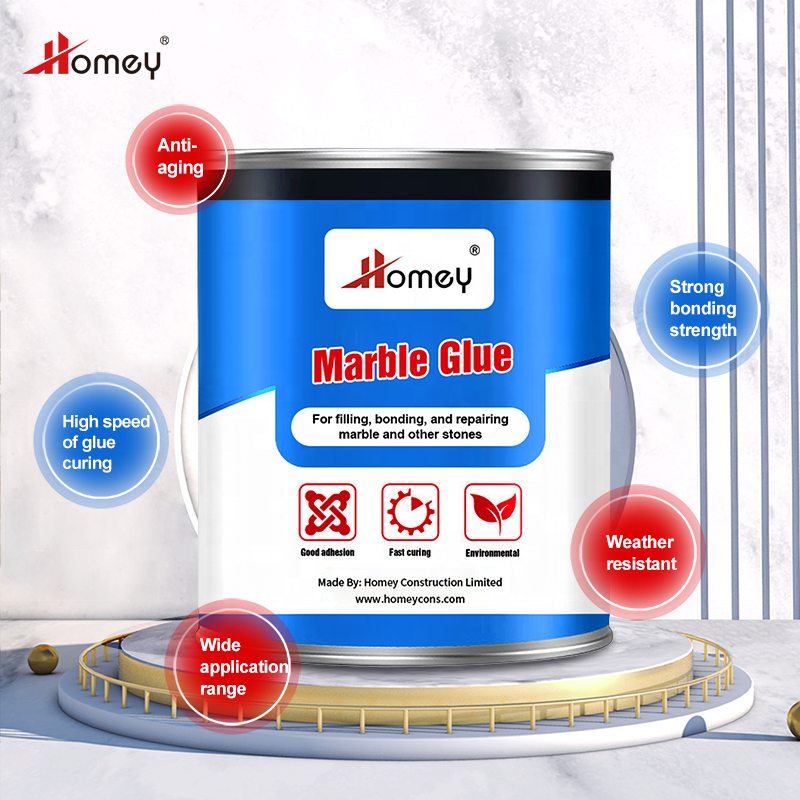 Homey Stone Silicone Adhesive Glue Clear Ceramic Floor Tile Marble or Granite Adhesive