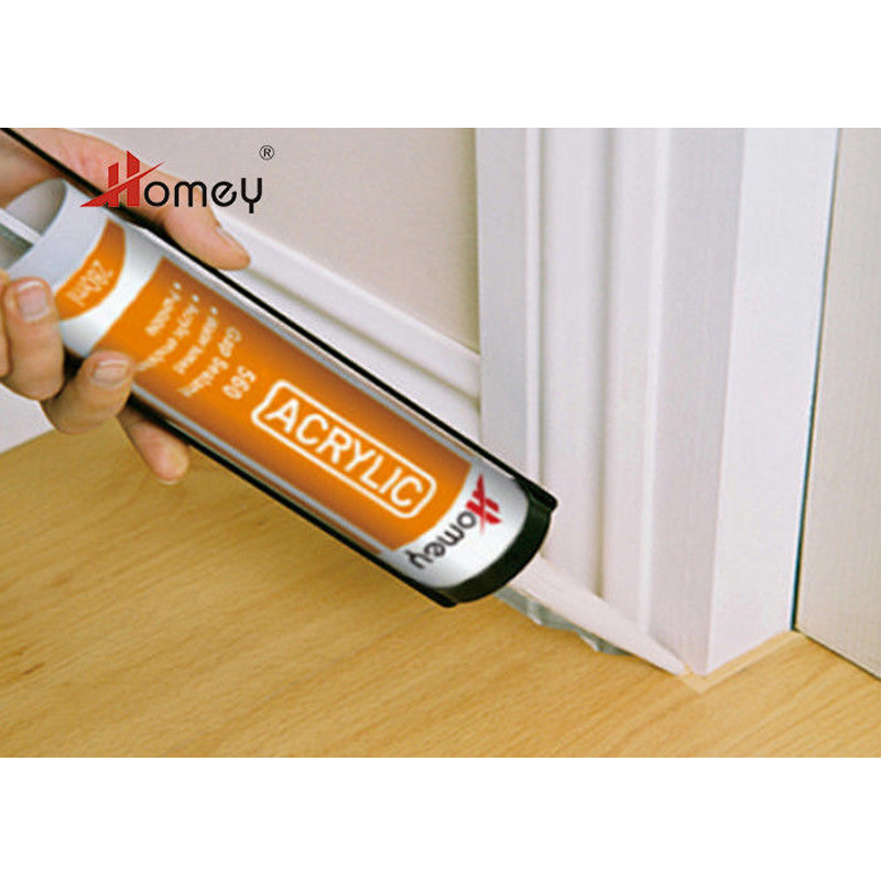 Homey 560 Acrylic Sealant White Caulk paintable acrylic sealant gap sealant filler