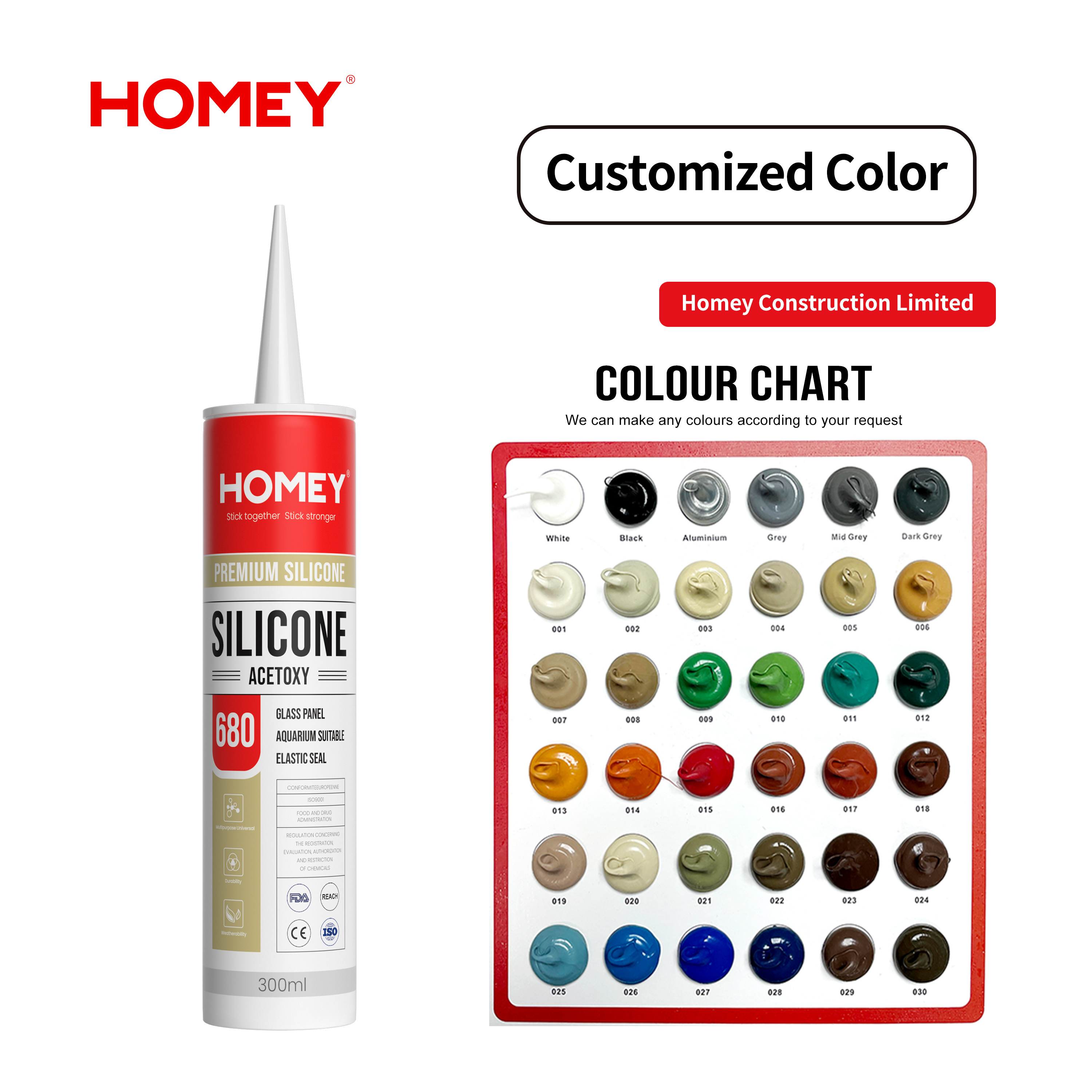 Homey shower caulk bathroom silicone sealant clear for shower