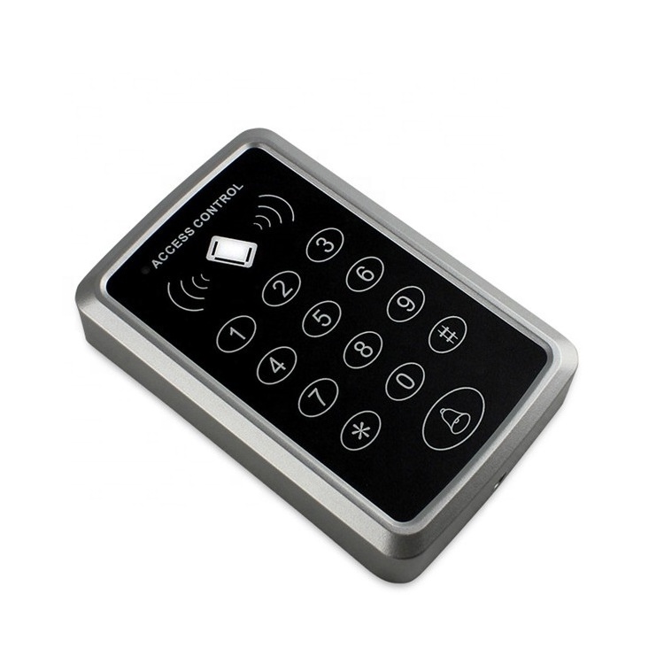 cheap Plastic case 125khz proximity standalone rfid reader keypad smart access control 125KHz access rfid card reader