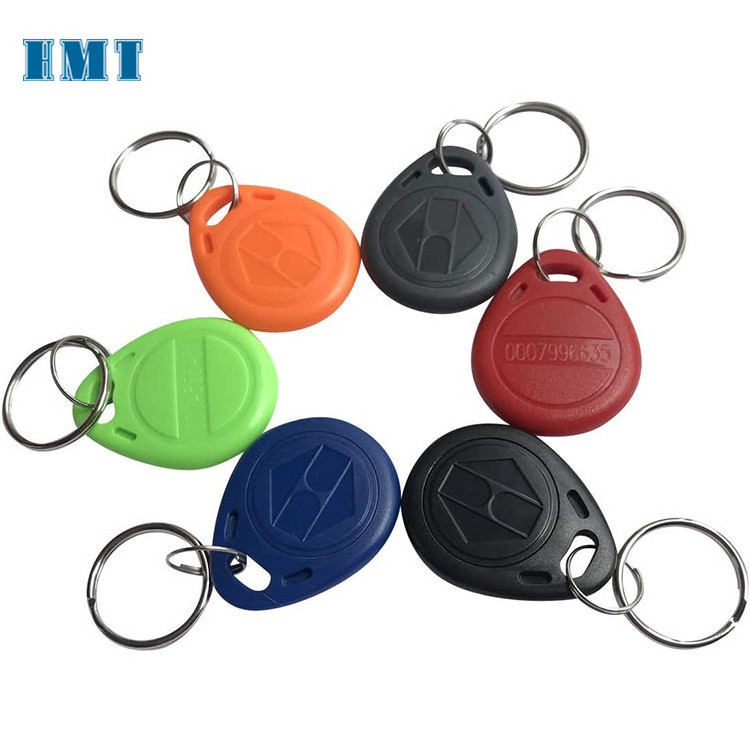 ABS access control cards T5577 125Khz ID 13.56MHZ f08 RFID Key Token plastic access control system rfid keychains