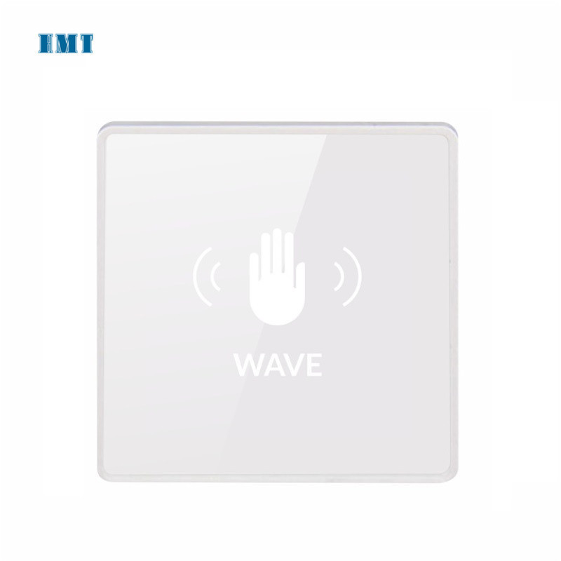 Tempered glass panel IR Infrared Sensor Exit No Touch Button Contactless Access Control Door Switch Touchless Exit Button