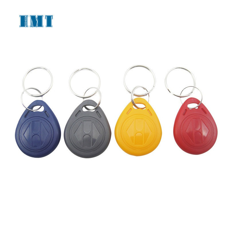 ABS access control cards T5577 125Khz ID 13.56MHZ f08 RFID Key Token plastic access control system rfid keychains