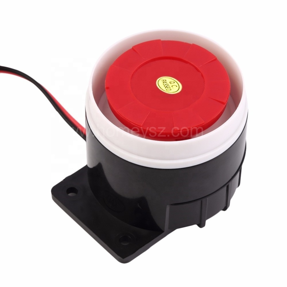 12V siren hooter 120DB Indoor Mini Wired Siren For Wireless Home Alarm Security System Siren Sound For Home Security