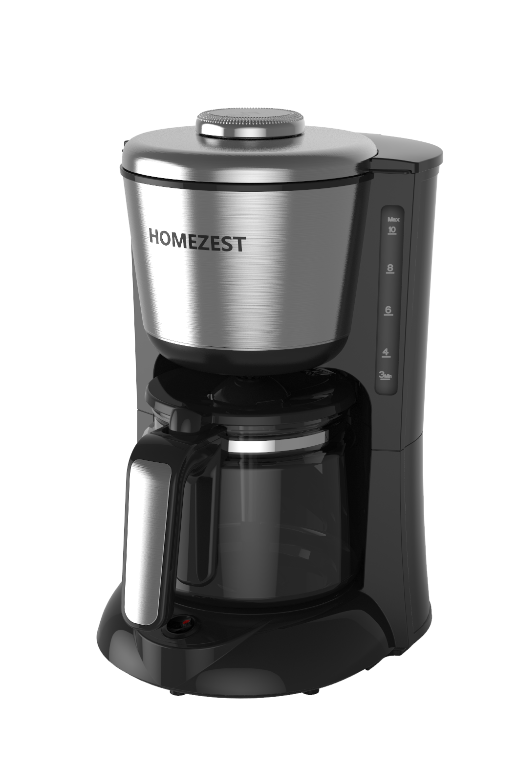 HOMEZEST CM-337BA HOT SELLING Coffee Machine Hotel Household 10CUPS Stainless Steel 1.25L Coffee Maker