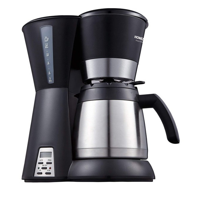 HOMEZEST CM-828TW 10-12CUPS DRIP COFFEE MAKER WITH THERMO JUG COFFEE MACHINE