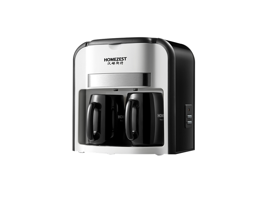 Homezest CM-902 professional top seller 2 cups coffee maker double cup drip coffee maker coffee machine