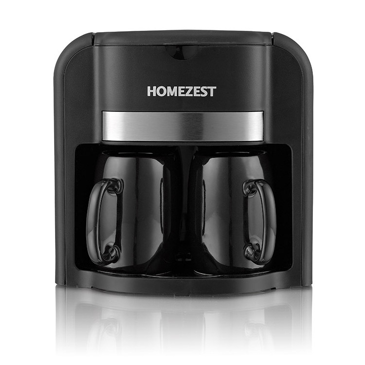 Homezest CM-902 professional top seller 2 cups coffee maker double cup drip coffee maker coffee machine