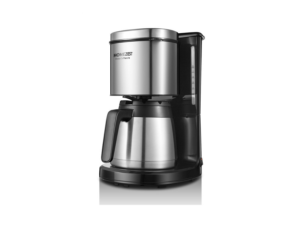 HOMEZEST CM-318W FASHION AUTOMATIC 1.25L COFFEE MACHINE 10-12 CUPS  STAINLESS STEEL FILTER FOR HOUSE USE  COFFEE MAKER