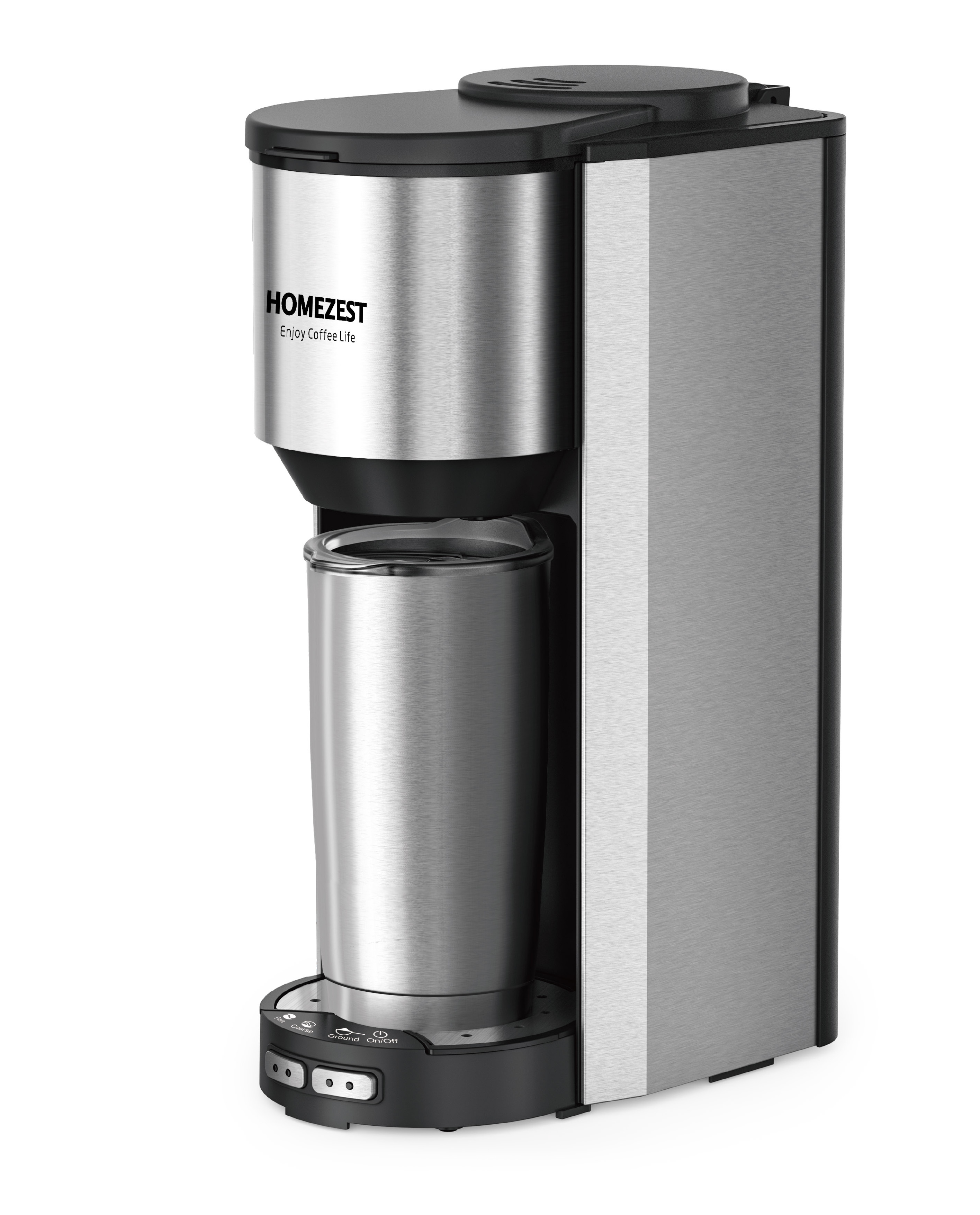 Homezest GM3000BE coffee beans dripping coffee makers single serve coffee maker machine with grinder built in