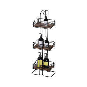 standing Bathroom organizer Iron Wire Rack stainless steel Shower Caddy