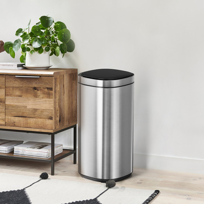 12L 20L 30L 40L 50L Stainless Steel Automatic Smart Sensor Trash Bin for Household