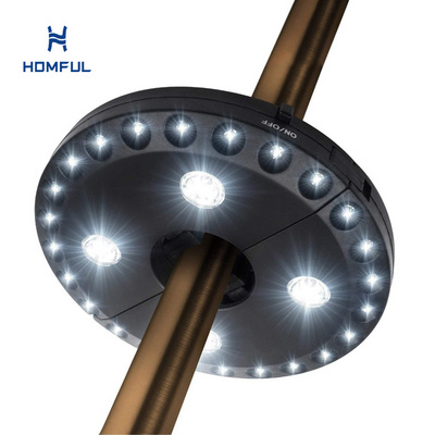 Parasol Light Outdoor Garden LED Umbrella Pole Light Patio Umbrella Light