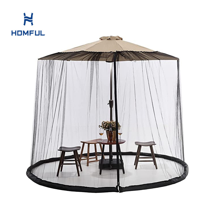 Outdoor Patio Umbrella Mosquito Netting Umbrella Canopy Patio Umbrella Nets