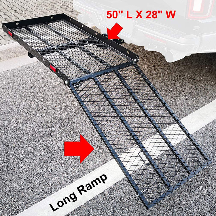 HOMFUL Heavy Duty Car Carrier Rack for Wheelchair Transport Chair