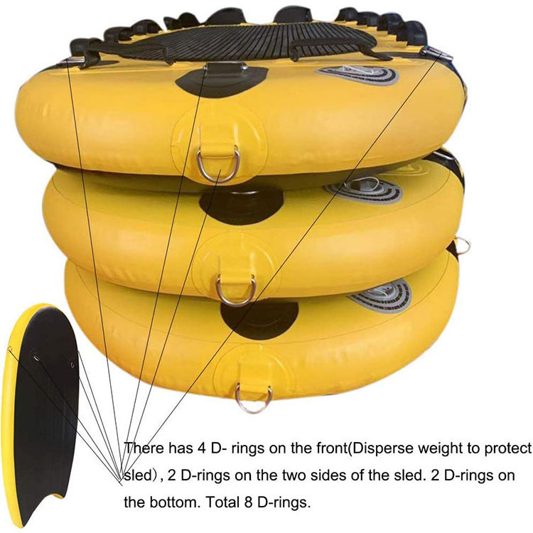 HOMFUL Inflatable Rescue Sled Inflatable Surf Board Inflatable Rescue Board