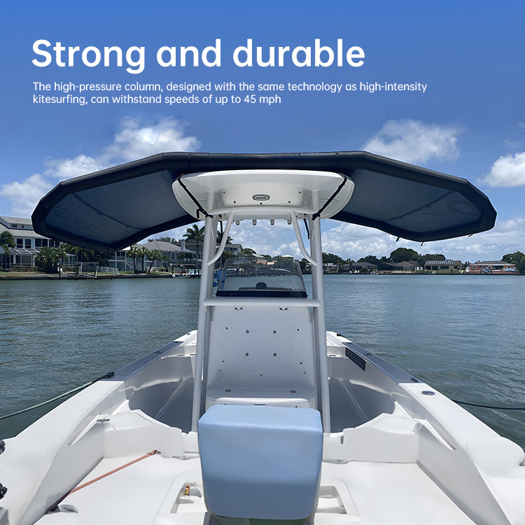 HOMFUL Inflatable Bimini Top Shade Boat Canopy Boat Shade Awning Bimini Top for Boat