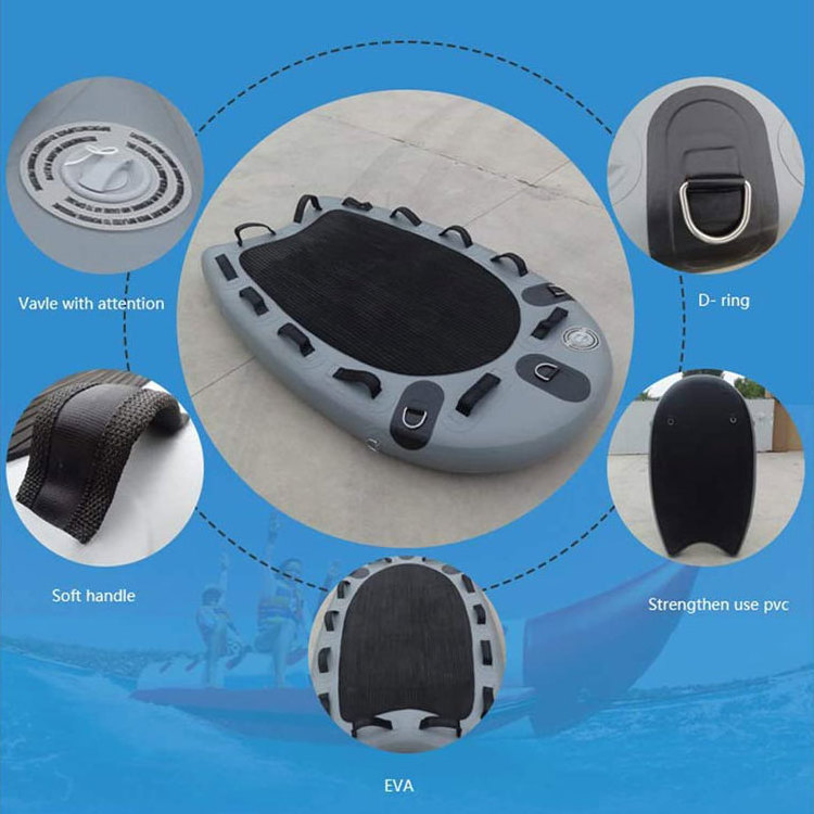 HOMFUL Inflatable Rescue Sled Inflatable Surf Board Inflatable Rescue Board