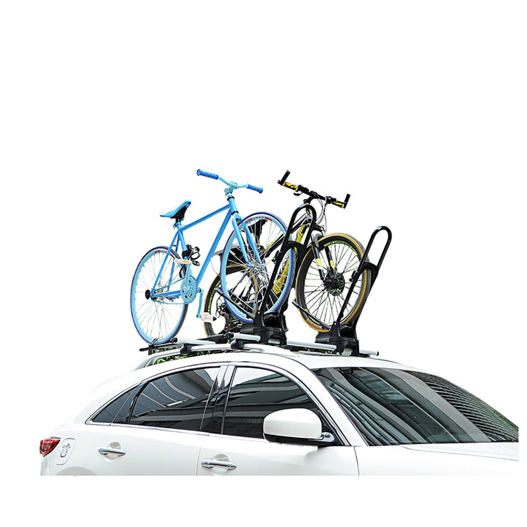 HOMFUL Bike Roof Rack Sedan Outdoor Travel Bicycle Car Rack Hitch Bicycle Carrier Trunk Mount Bicycle Rack