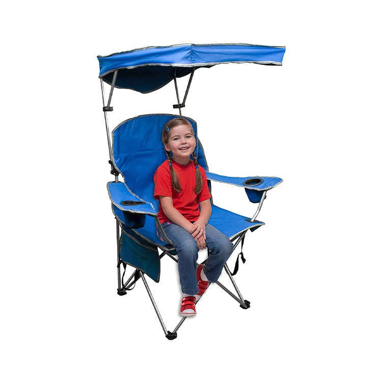 HOMFUL Portable Adjustable Hiking Lawn Umbrella Fishing Folding Camping Beach Chair With Canopy