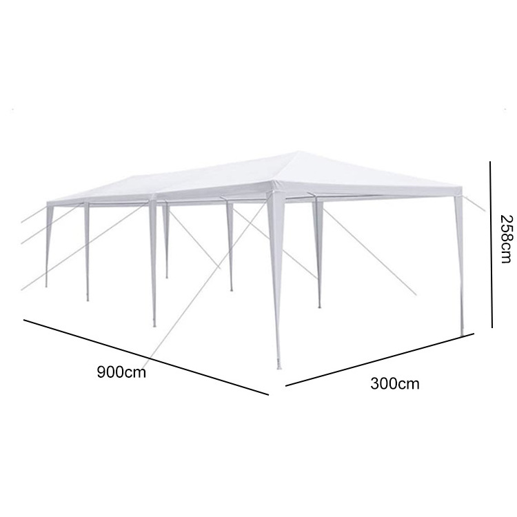 HOMFUL 10X30 Outdoor High Quality Trade Show Tent White Wedding Tent Party Tents For Events