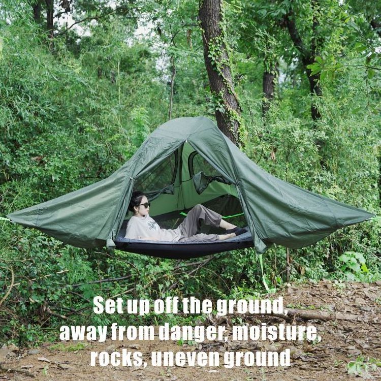 HOMFUL Wholesale Outdoor Thickened Waterproof Hanging Hammock Tree Tent for Camping