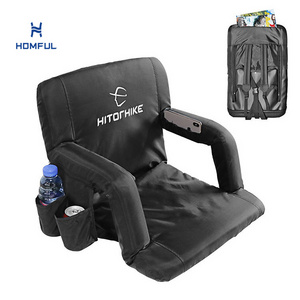 HOMFUL Foldable football stadium seat manufacturer folding stadium seat chair