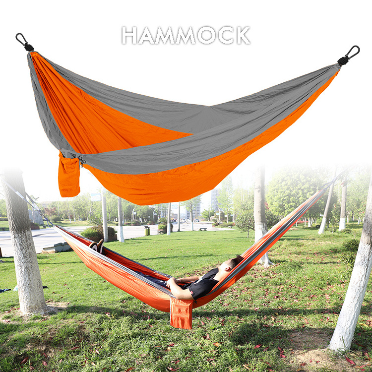 HOMFUL Portable Ultralight Nylon Hiking Swing Folding Single Hammock In American Market