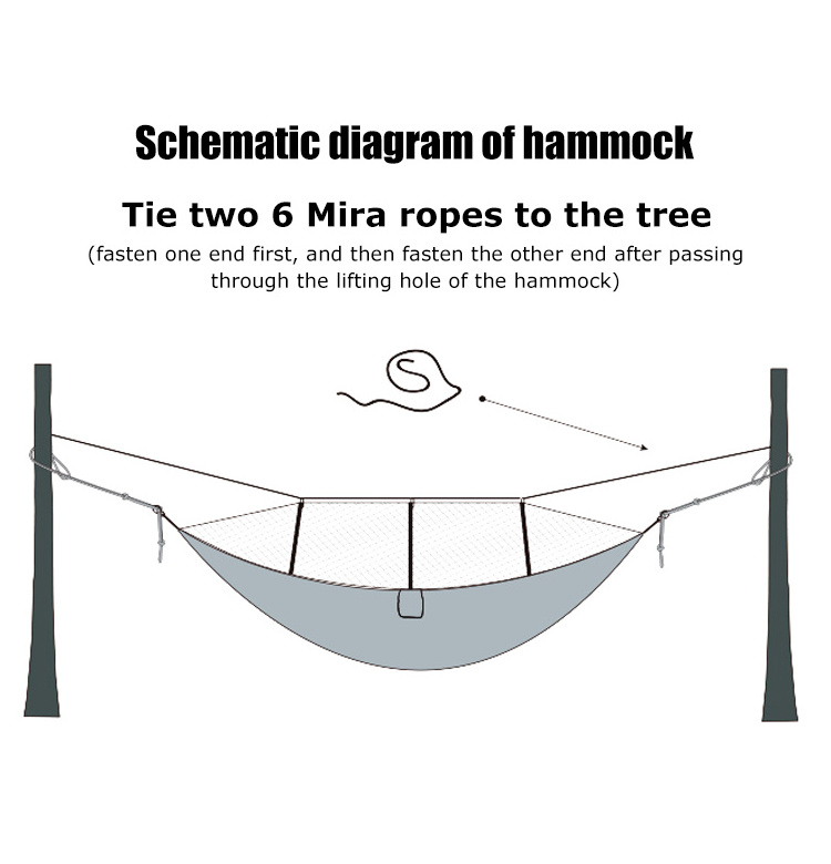 HOMFUL Portable Outdoor Travel Mosquito Net Hammock Camping Hammock With Mosquito Net