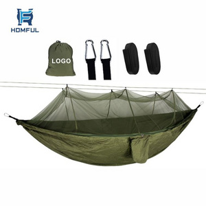 HOMFUL Portable Outdoor Travel Mosquito Net Hammock Camping Hammock With Mosquito Net