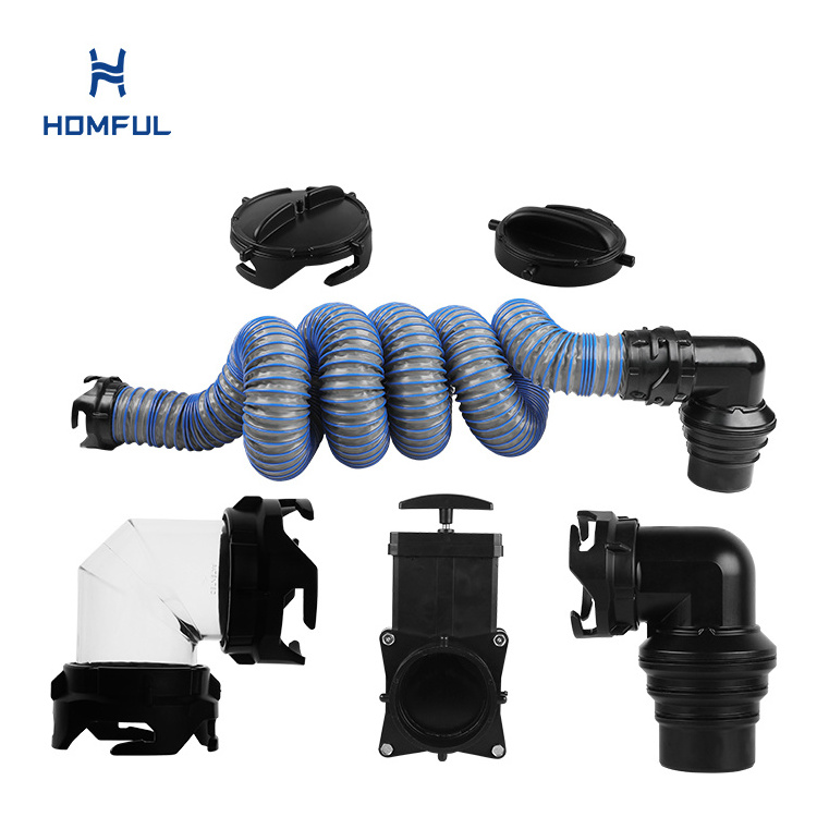 HOMFUL TPE 10/15/20FT RV Sewer Hose Kit RV Accessories RV Sewer Hose