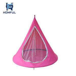 HOMFUL Mosquito Net Hammock Teepee Tree Pod Swing Hammock Outdoor