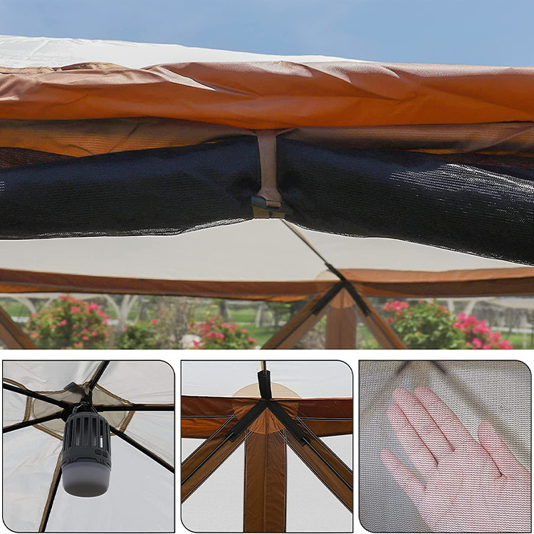 HOMFUL Camping Portable Outdoor Pop Up Gazebo Outdoor Gazebo Tent UV Protection Screen Tent