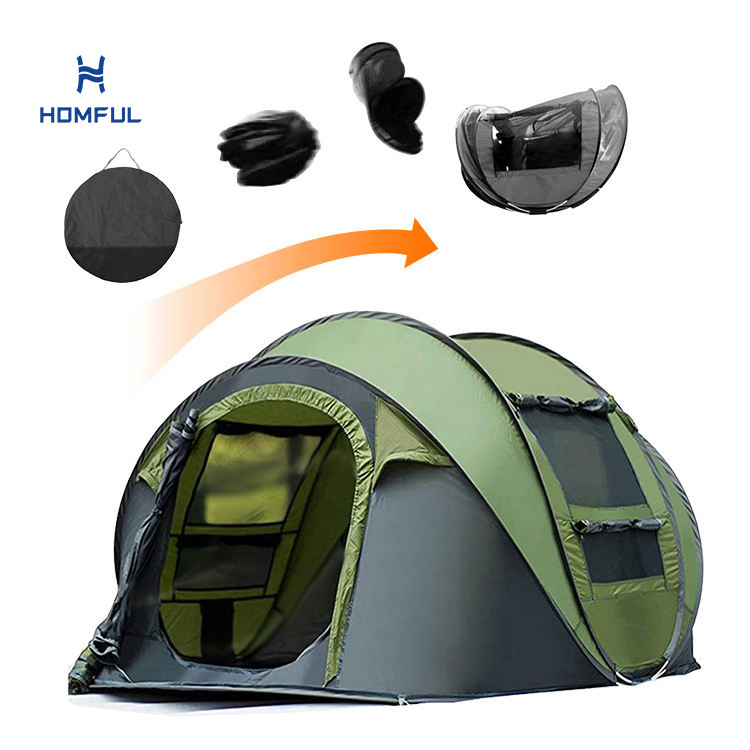 HOMFUL Wholesale Outdoor Large Automatic Instant Tent Waterproof Camping Tents Pop Up Tents