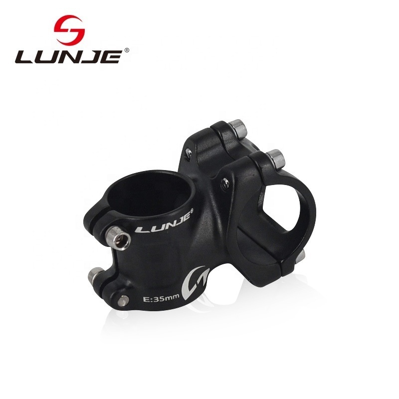 LUNJE Bicycle Parts 31.8/25.4*35mm Aluminum alloy Downhill Hollow Riser Bicycle Stem