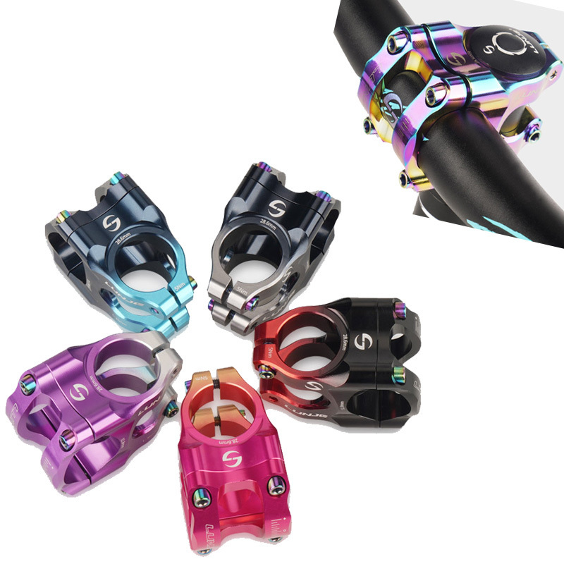 Various Specification Bike Stem Aluminum Alloy Colorful Stem Super Light Adjustable Riser Bicycle Stem