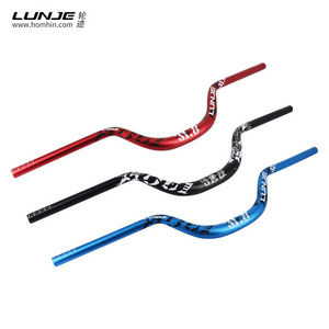 Lunje Mountain Bicycle Handle Bar Handlebar 90mm Tall Angle Handlebar 720/780mm Handle MTB Accessories mtb parts bicycle handle