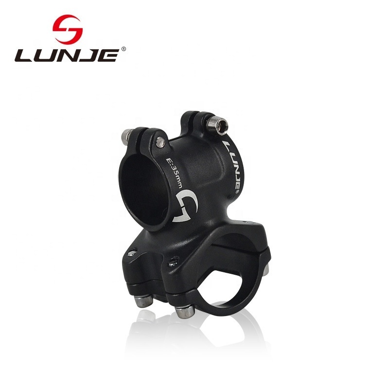 LUNJE Bicycle Parts 31.8/25.4*35mm Aluminum alloy Downhill Hollow Riser Bicycle Stem