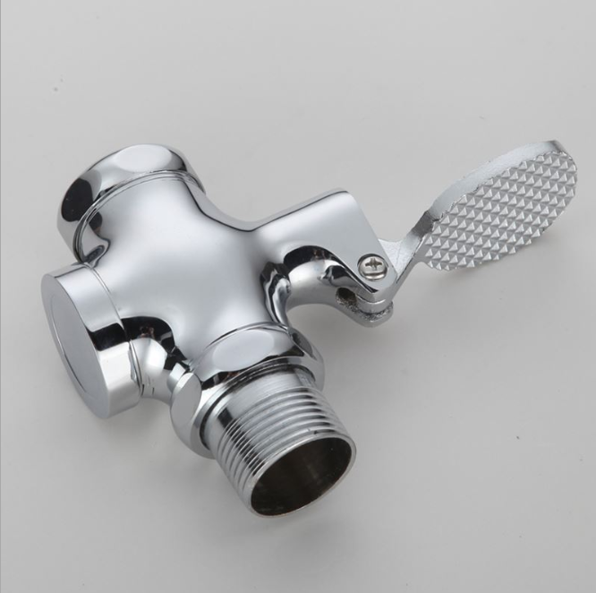 Toilet Urinal Flush Valve Brass foot pedaled type Manual Delay Automatic Self Closing Urinal Flush Valve