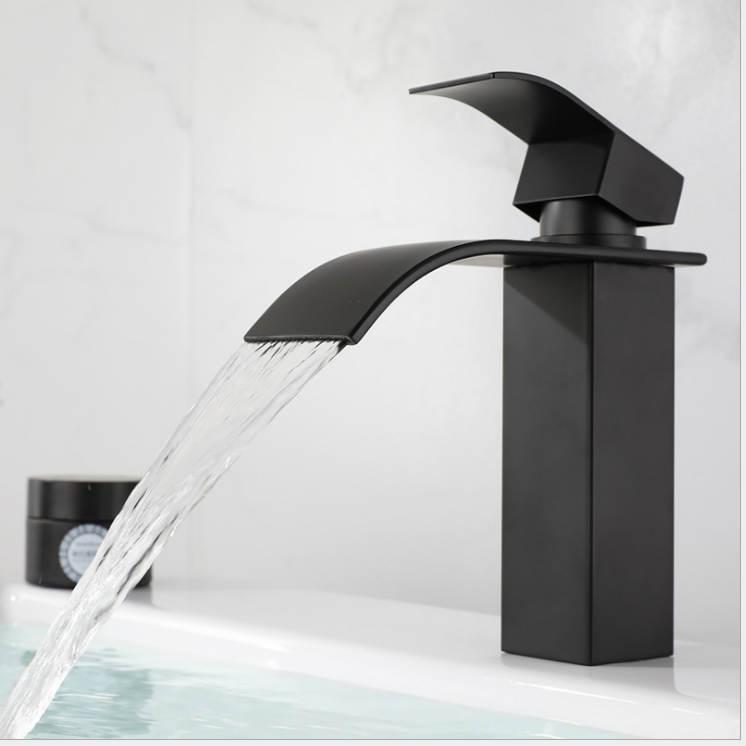 wholesale ss steel hot and cold water wash tap bathroom single handle face basin faucet