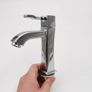 wholesale zinc-alloy wash tap bathroom single handle face basin faucet