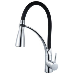 Factory price brass pull out led light sink faucet modern kitchen faucet